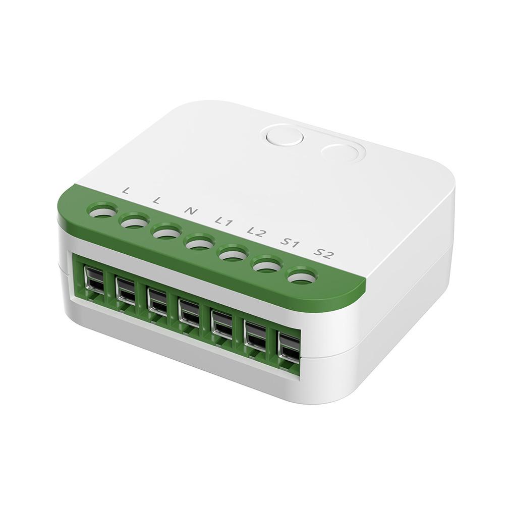 WiFi Smart Switch Dual Channel 16A for MINI Compatible Systems Featuring 2.4GHz WiFi and Matter Protocol Certification China Mainland