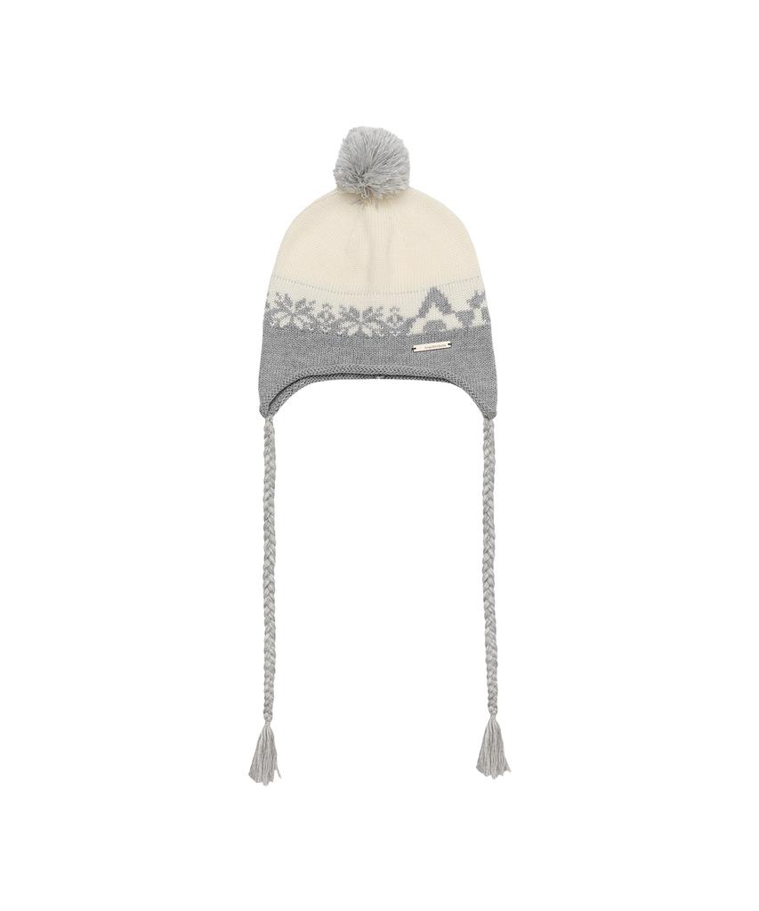 AMES-WORLDWIDE Earflap Beanie Ivory