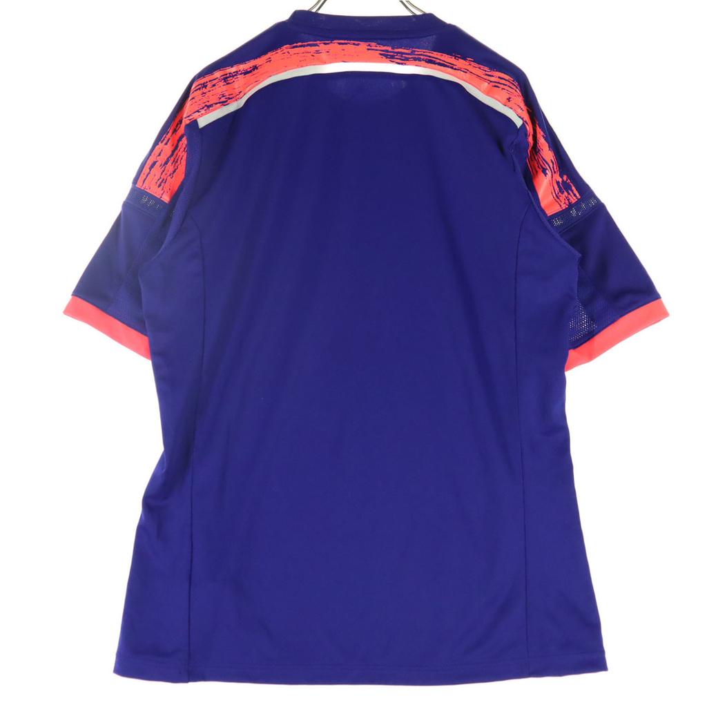 Unused Adidas Short Sleeve Round Neck T-shirt S Blue JFA Men's Used