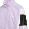Adidas GP Woven Powder Plum Velikost 140 Dětská bunda, Dívčí, WU048, (JZ8677),