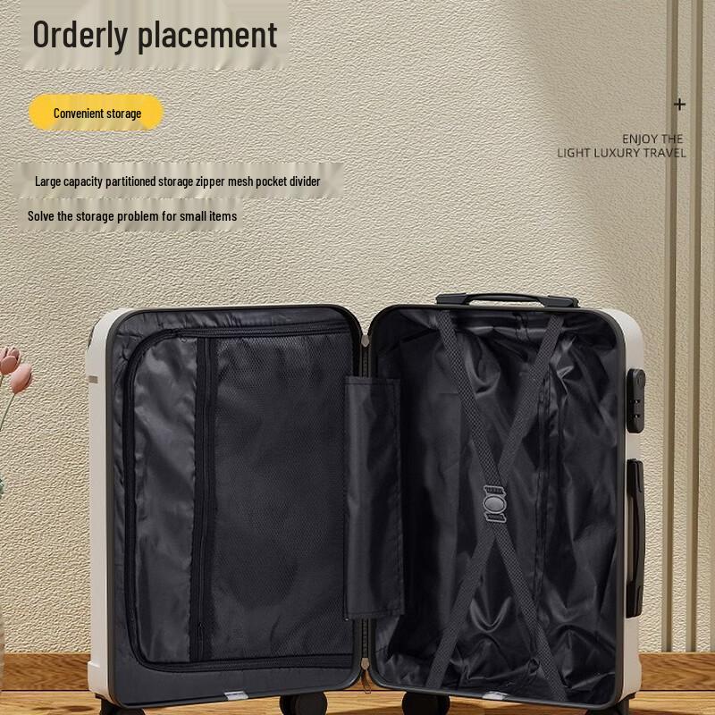 OKD 24-inch Hardshell Luggage with USB & Cup Holder