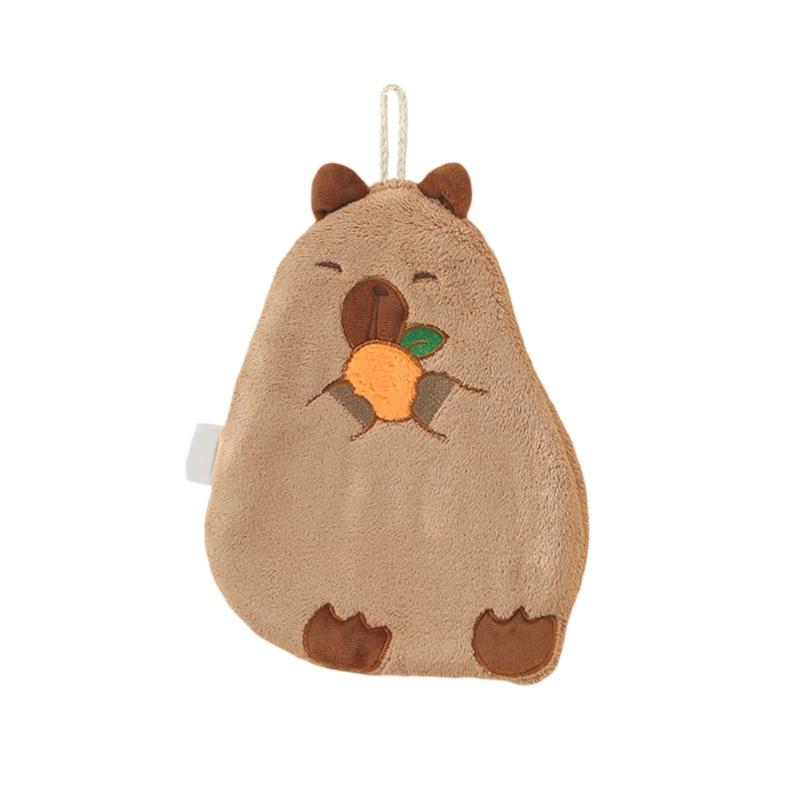 Animal Lover Essential Soft Corals fleeces Hanging Hand Towel Fast Absorbing and Easy to Cleans for Bathroom Kitchen