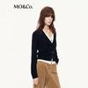 MO&Co. Women's Wool Machine Washable Faux Two-Piece Knit Cardigan