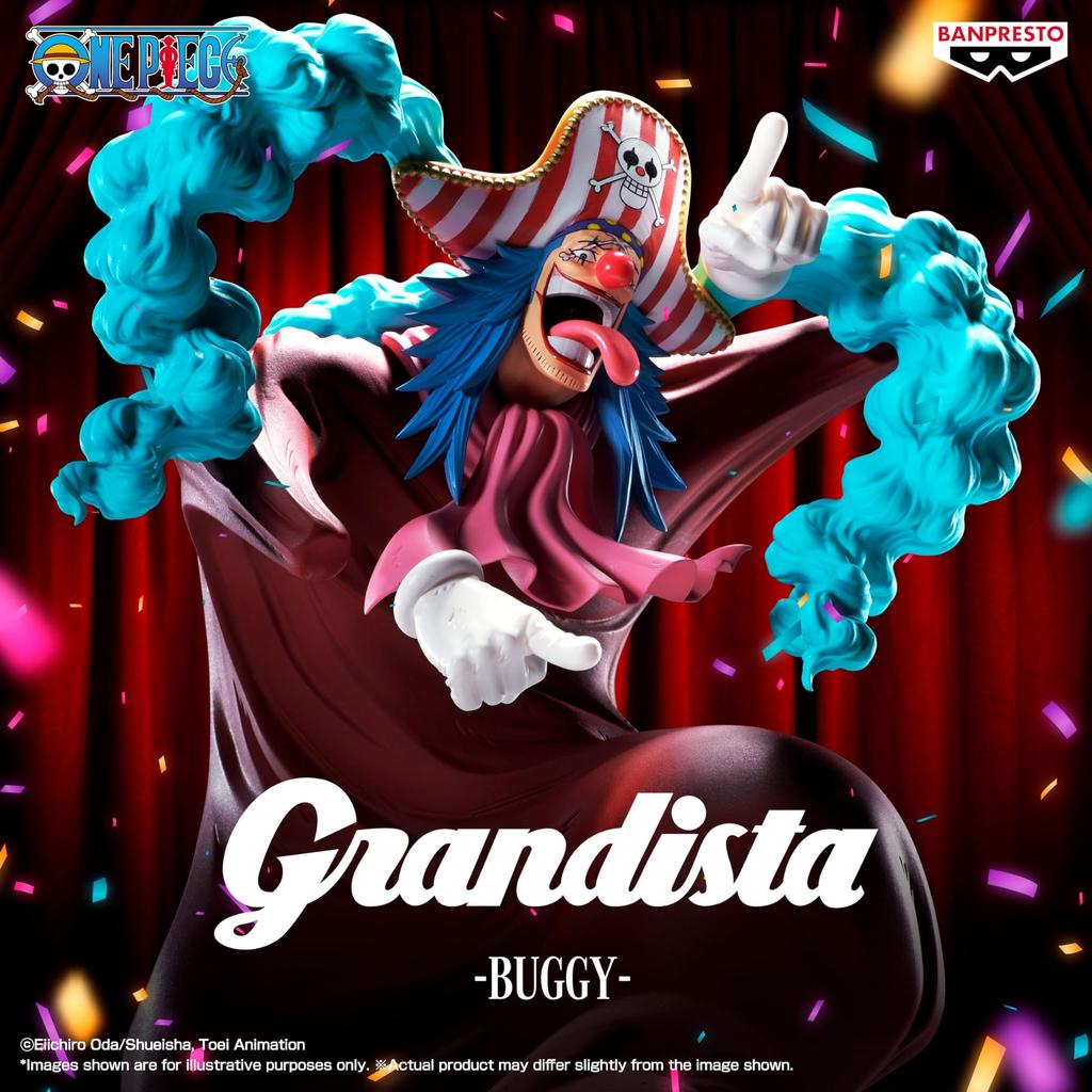 Banpresto One Piece Buggy Grandista Collector Figure - -