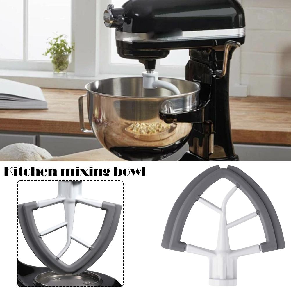 Kitchen Aid Mixer Beater Flex Edge Scraper For Tilt Head 45 5QT Stand Mixer Attachment Durable Aluminum Baking Tool Accessory