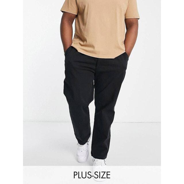 

Черные зауженные брюки чинос EZ Levi's Big & Tall XX