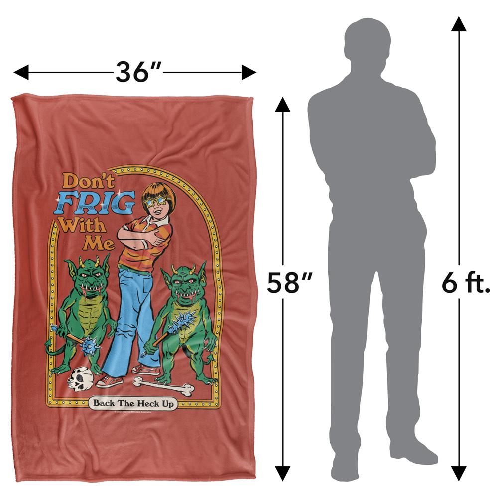 Steven Rhodes DonÂ´t Frig With Me Soft Touch Blanket