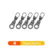 5/1 pz Tiracerniera staccabile universale Kit di riparazione per cerniere in metallo di ricambio per valigie, borse, vestiti e cursori per cerniere