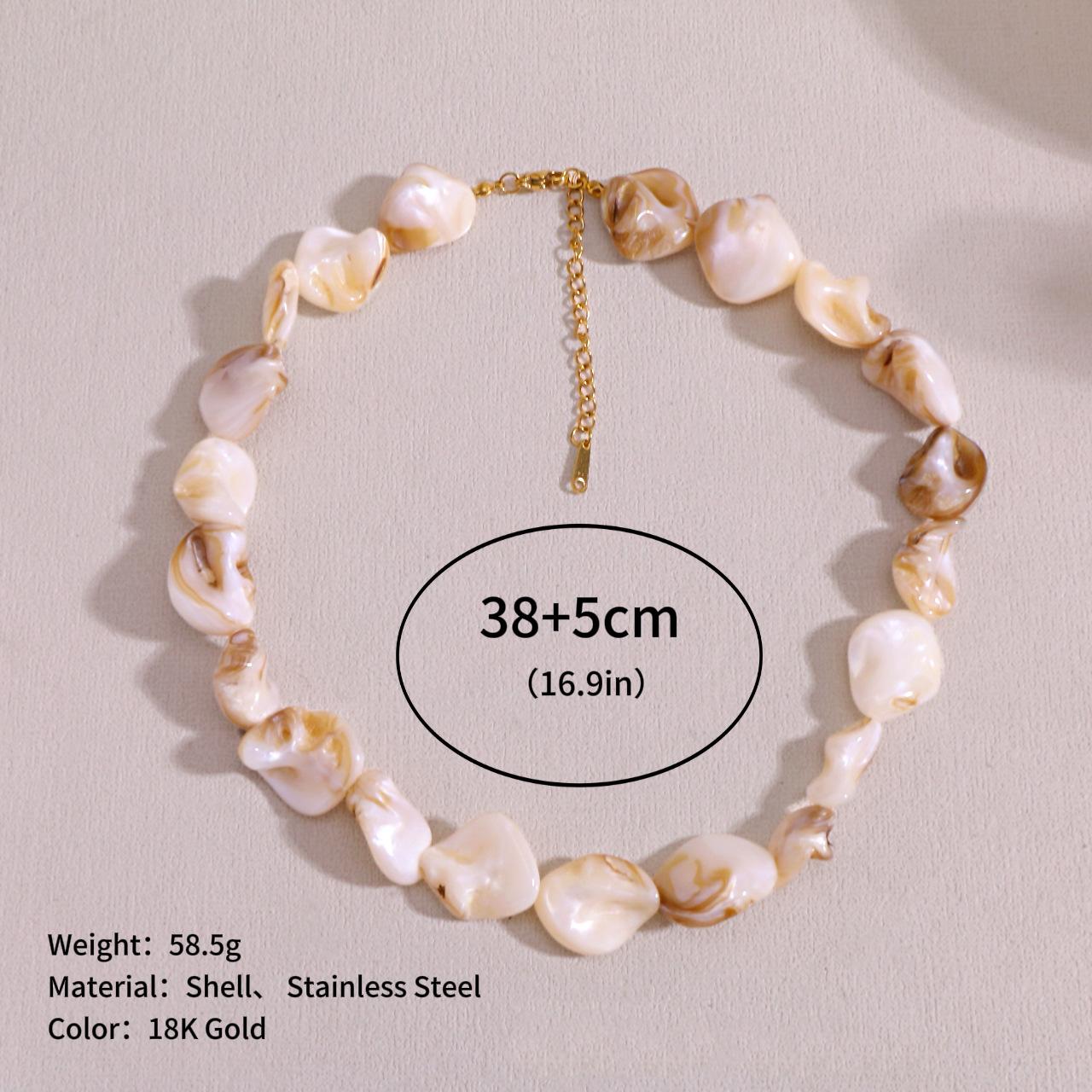 Модный Дизайн Натуральная Ракушка Бусины Нержавеющая Сталь Солнце Кулон Женское Персональное Ожерелье Легкая Роскошь Ожерелье Женское