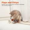 Interactive Cat Toy For Cats Flying Bird Flapping Wings Sparrow Catnip Plush Toy Simulated Chirping Bird Pet Toy
