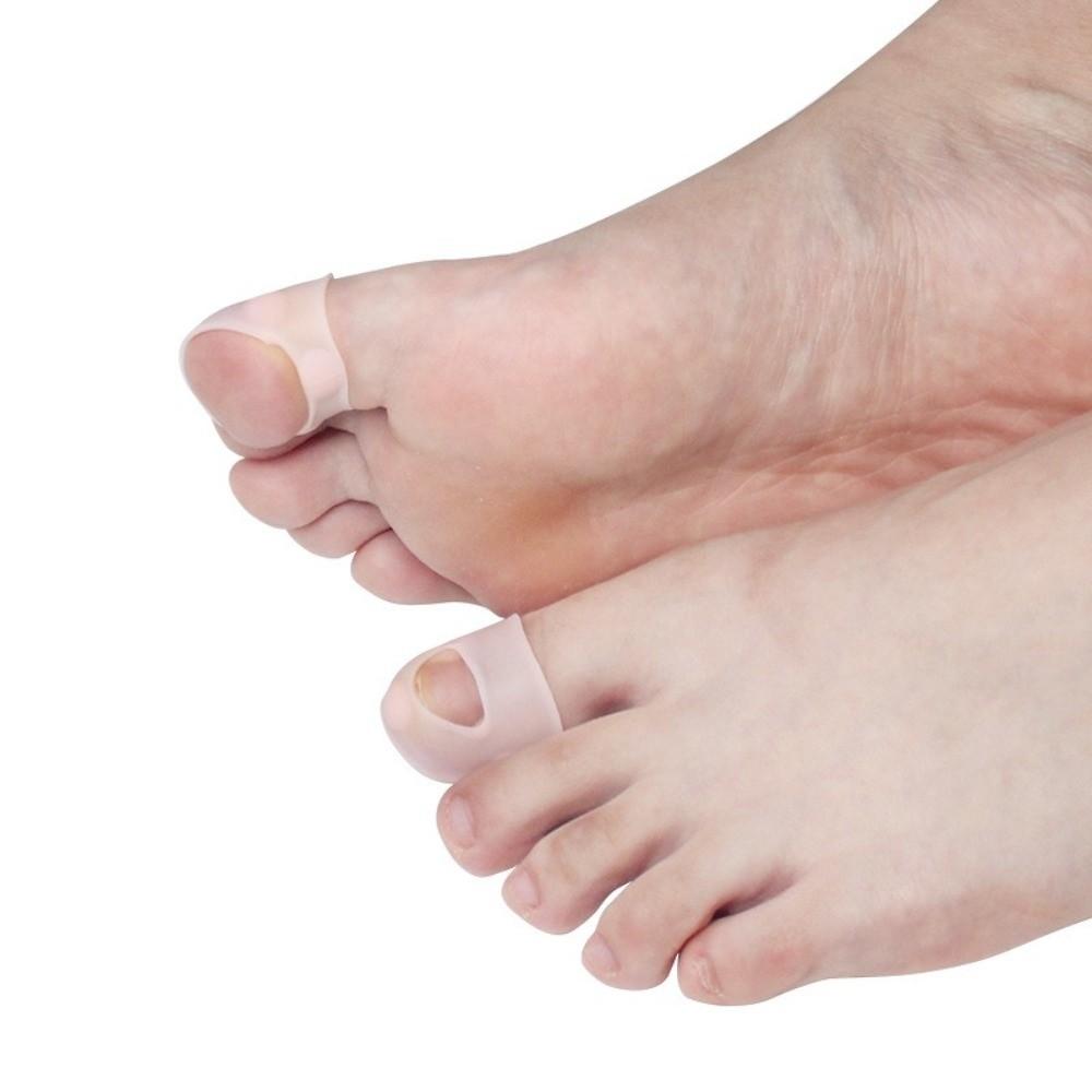 1 Pair Elastic Toenail Protector Sleeve Soft Bunion Corrector Ingrown Toenail Corrector Home