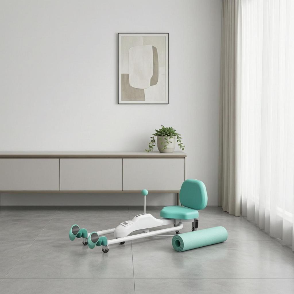 Leg Stretching Machine with Wheels Wear-Resistant Split Long-Lasting