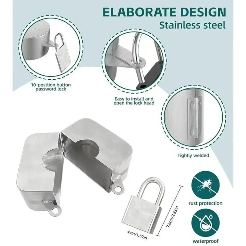 Faucet Lock Anti-Theft Garden Hose Tap Lock Water Spigot Lock Faucet Protection Cover Water Faucet Lock For Kitchen Outdoor