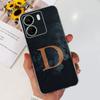 For Xiaomi Redmi 13C Case Redmi 13C 2023 Fashion Initial Letter Soft Silicone TPU Phone Cover For Redmi13C 13 C 4G