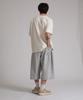 Like The Most Side Pintuck Autumn-Length Bermuda Training Pants_Gray