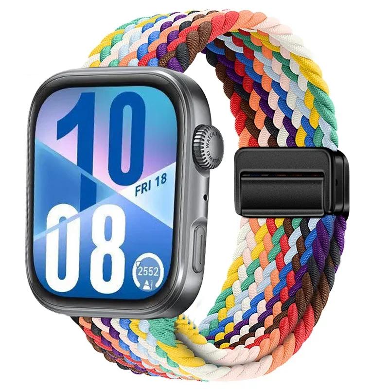 Magnetic Braided Strap for Huawei Watch Fit 4 Pro 3 Nylon Loop Correa Sports Bracelet for Huawei Fit3 Fit4 4Pro Band Accessories