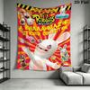 Rabbids Invasion Bliss Wall Hanging Printed Fabric Blanket Decorative Tapestries for Bedroom Living Room Home Decor