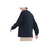 UNIQLO FW23 Solid Color Round Neck Drop Shoulder Long Sleeve T-Shirt Men Tops Black 460316-09
