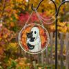 Halloween Acrylic Puzzle Suncatcher Window Hanging,7.87 Inch Sun Catcher Window Decoration Ornament, Ideal for Gifting and Home Decor, for Women Men