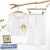 Kids' Spring/Autumn Pajamas: Lyocell Two-Piece Set for Boys & Girls - Lightweight Top & Pants