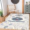 Manchester City 55 Customizable Name Area Rug Design for Decorate room Outdoor Dining Room Entryway Antislip Carpet Office home decor Spiritual Gift