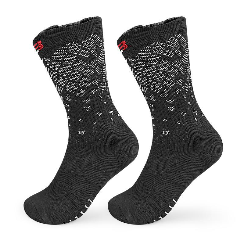Medium-sized Tube Thickened Cotton Socks Outdoor Sports Basketball Socks Towel Bottom Breathable Socks