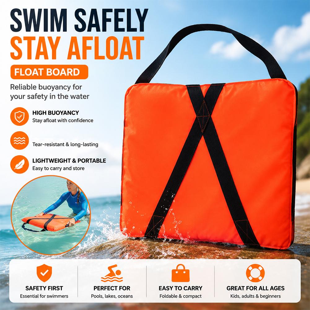 Coussin Flottant Marin d'Urgence Portable Coussin de Bateau à Lancer Adultes Haute Flottabilité Pour Natation Coussin en Mousse Lançable
