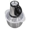 Food Processor Stainless Steel 4L High Capacity with 5 Blades Electric Food Chopper for Meat Vegetab