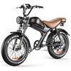 Electric Bike EMOKO C93 20" 1000W Motor 48V 20AH Max Range 80Km Load 150Kg Full Shock Absorption Black
