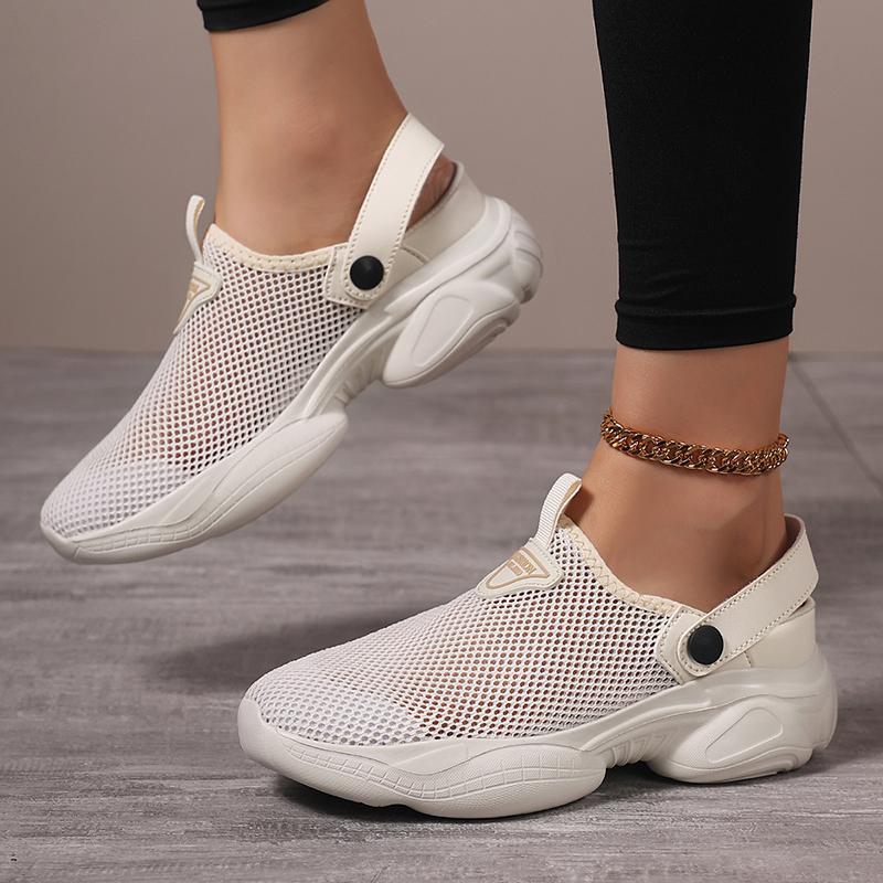 New fashionable summer anti-slip thick-soled high-fly woven thin style breathable, lightweight and casual sports sandals