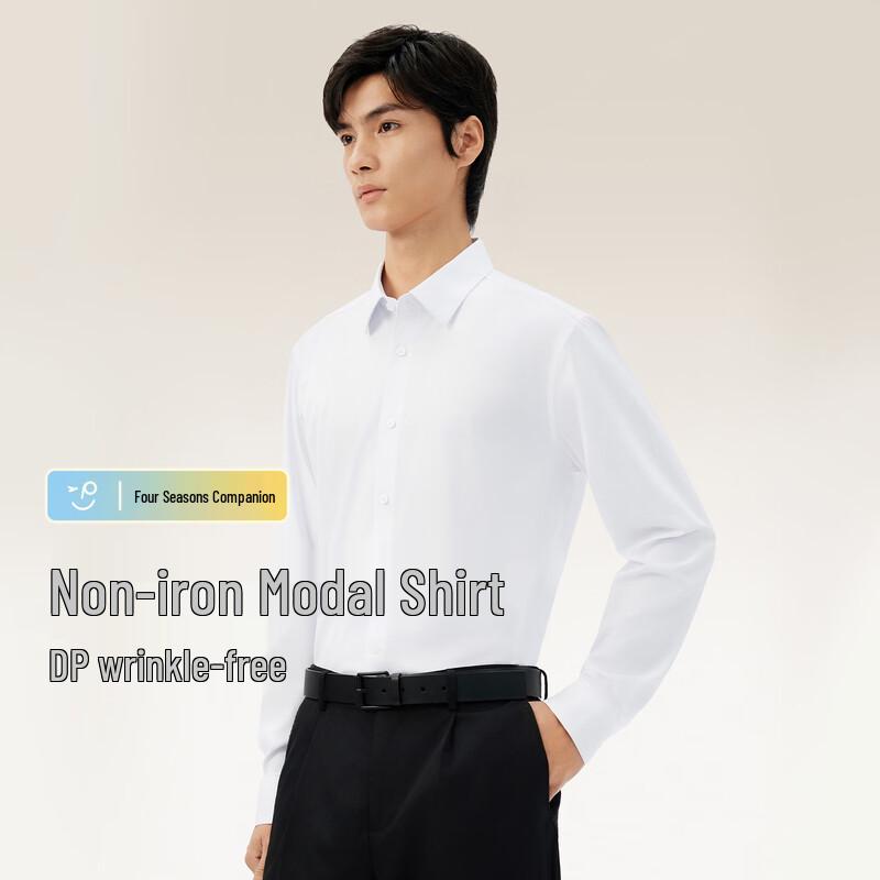 Hodo Men s Modal Non-Iron Long Sleeve Shirt 39