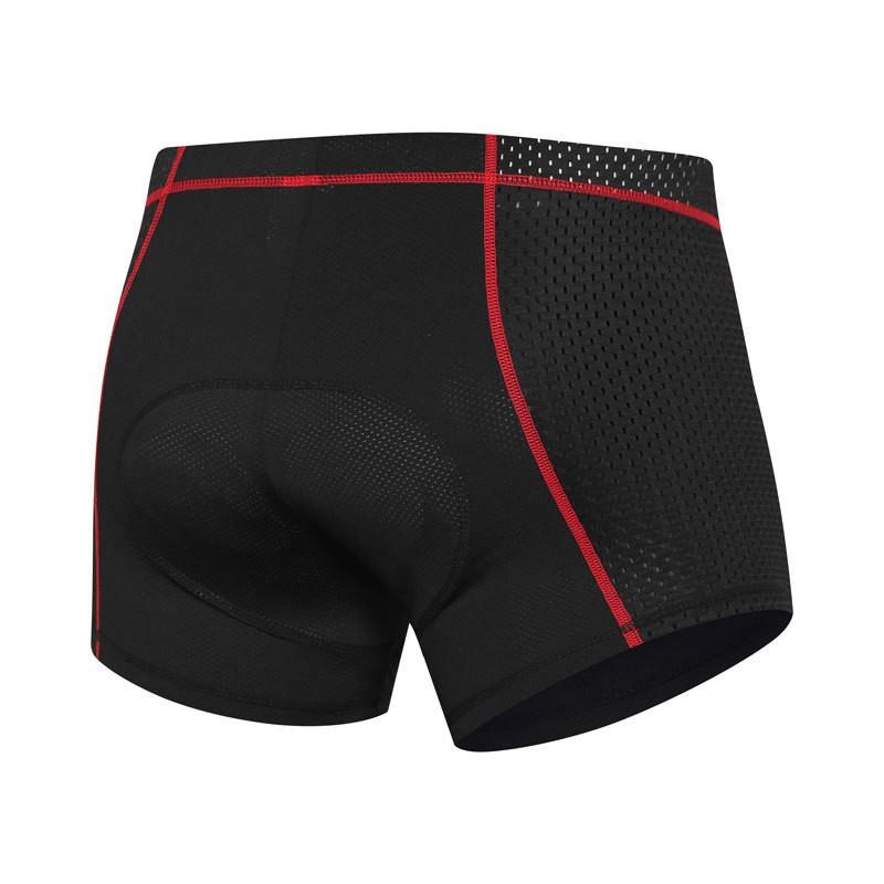 Mens Cycling Shorts With Gel Pad Breathable High-Elastic Fabric Printed Design Road Mountain Bike Riding