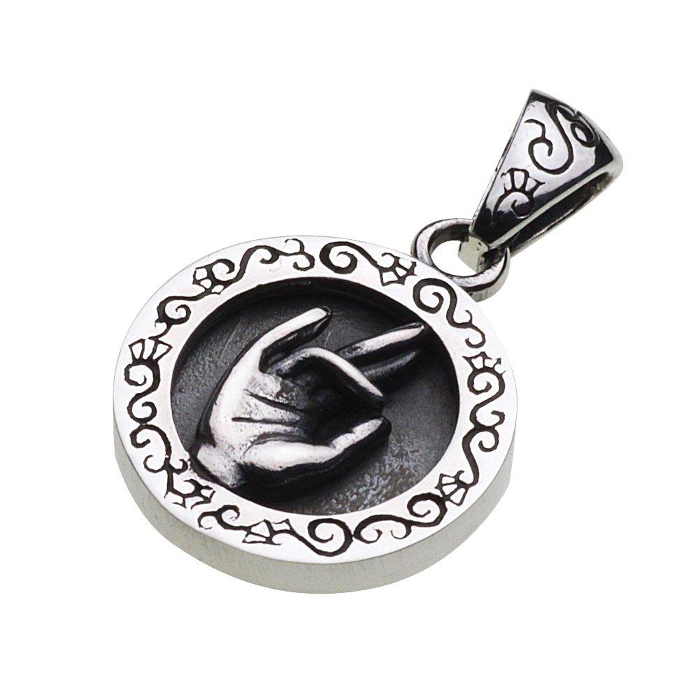 

[Cenote] Japanese Pattern Maitreya Bodhisattva Pendant [Silver 925] p0503