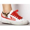 Women Punk Retro Zipper Shape Anklet Beach Foot Ornaments
