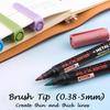 Feloran Xiuli Soft Brush Calligraphy Pen for Greeting Cards and Planners