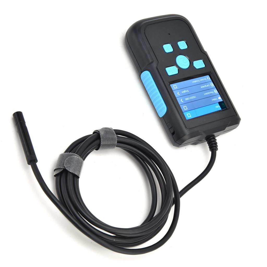 Endoscop digital 8LED P60 1080P HD cu ecran de 2,4 inch, lentilă de 8 mm, impermeabil, pentru inspecția conductelor