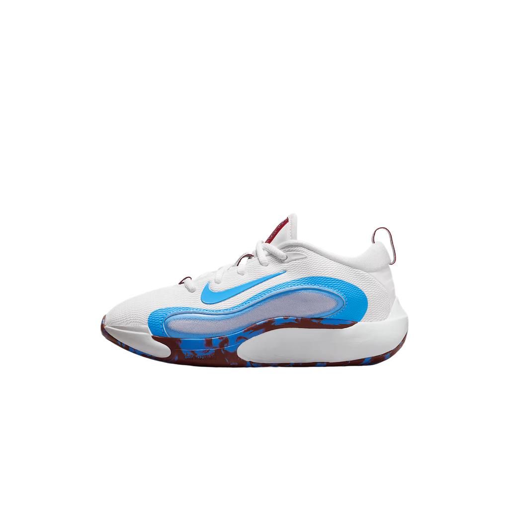 Nike Isofly Comfortable Fashionable Simple Versatile Kids Basketball Shoes Kids Sneakers White Blue FN4384-101