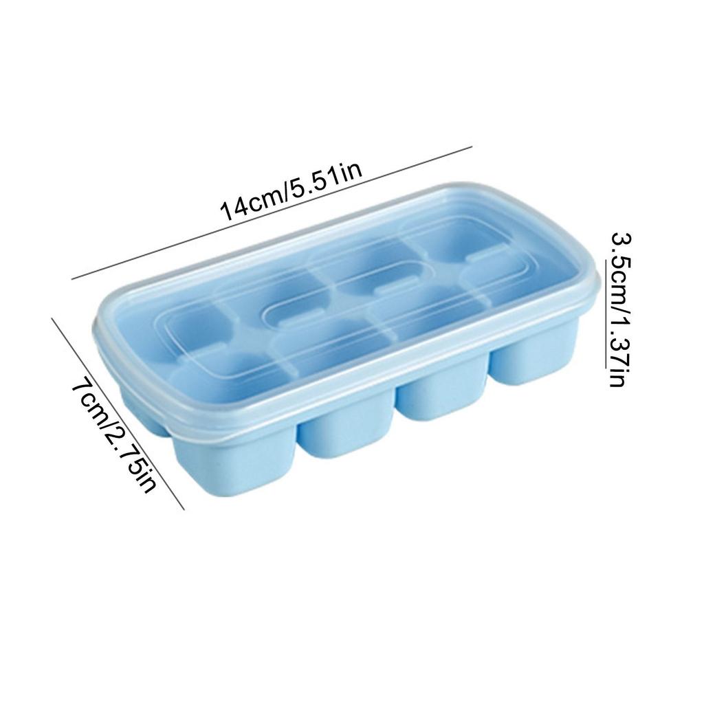 Kitchen Supplies Homemade Ice Block Mold For Household Kitchen Silicone Ice Tray Silicone Ice Mold Ice Box Making Ice Box Cover