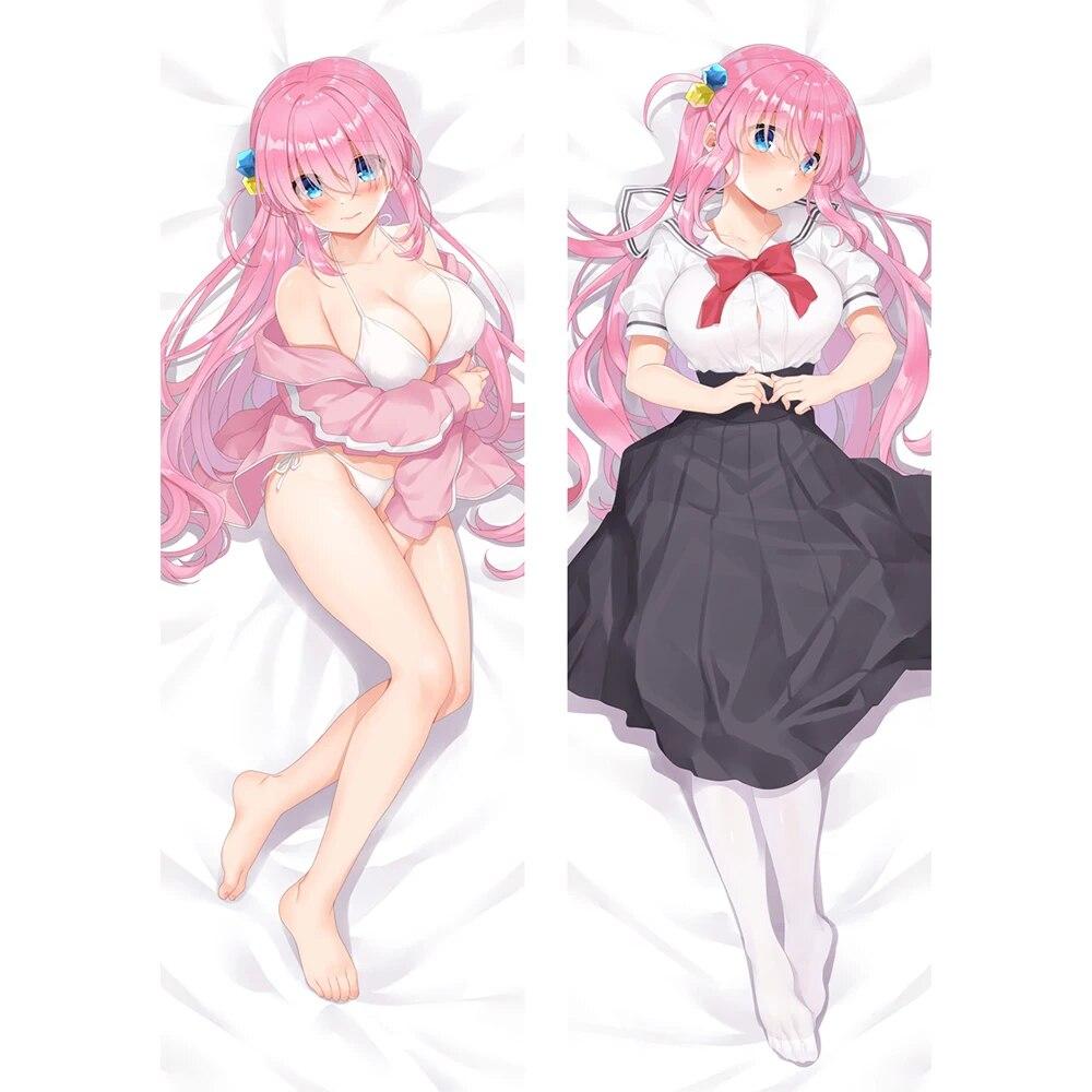 Anime Bocchi der Stein! Dakimakura Kissen Fall Goto Hitori Cosplay Körper Kissen Fall Otaku Fullbody Kissenbezug Hause Bettwäsche Geschenk