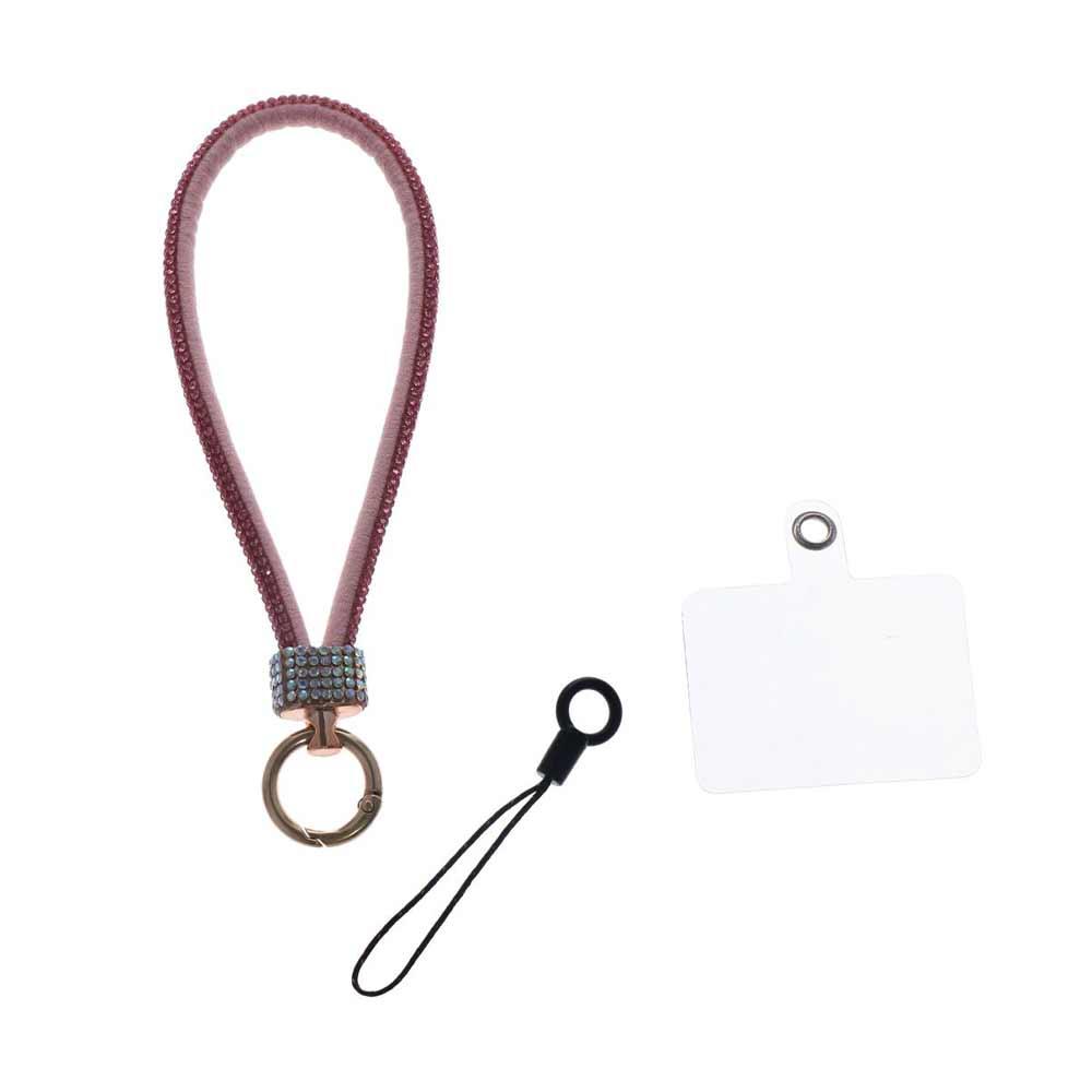 Rhinestone Mobile Phone Lanyard Bling Bling Anti Loss Phone Wrist Strap Luxury Bright Diamond Lanyard Hanging Ornaments