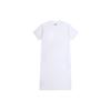 New MLB Short Sleeved Dresses Women's White 31OP10131-07W