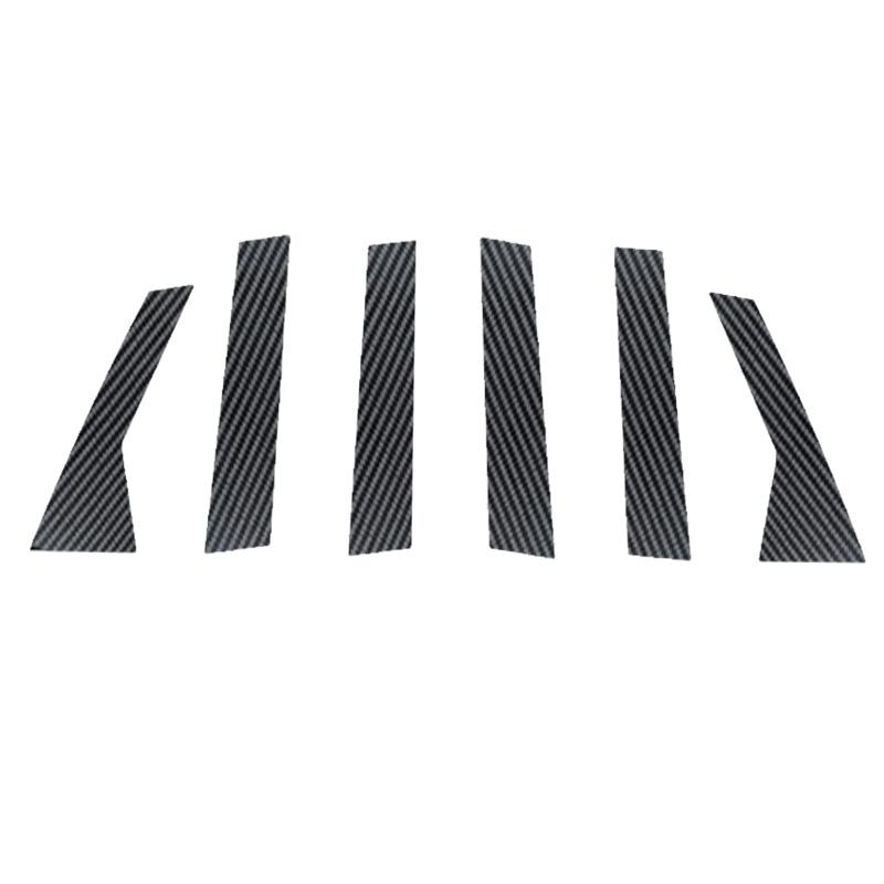 6pcs Car Window Door Column B C Pillar Post Cover Trim Fit For Hyundai Veracruz 2007-2015/Hyundai Ix55 2007-2015(Europe and Russia)