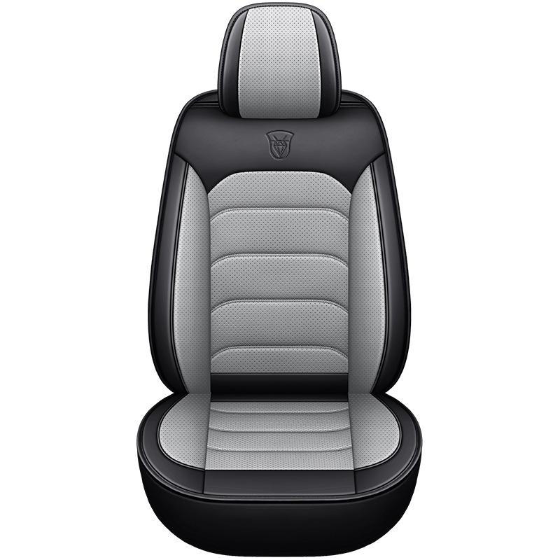 Nappa Leather Full Coverage Car Seat Cover - Five-Seat Cushion for All Seasons