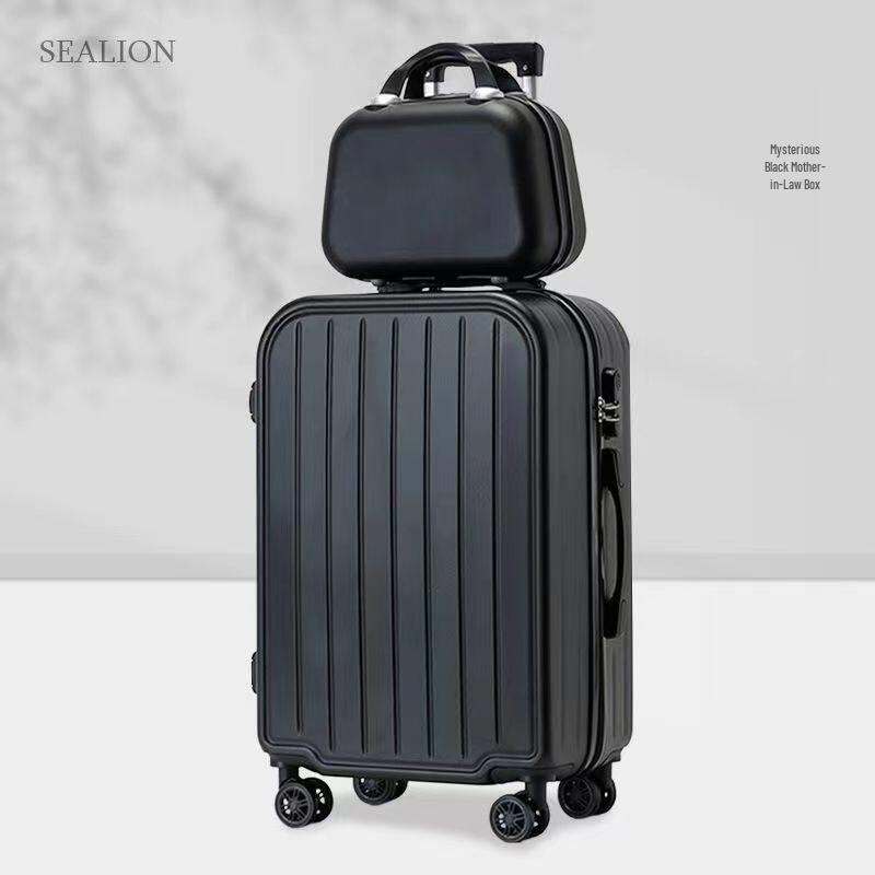 Durable 20-inch Silent Trolley Suitcase for Women and Men
