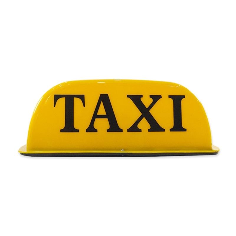 

White/Yellow Shells LED Magnetic Base 12V Car Taxi Cab Roof Top Sign Light Lamp Waterproof Taxi Dome Light Taxi Sign