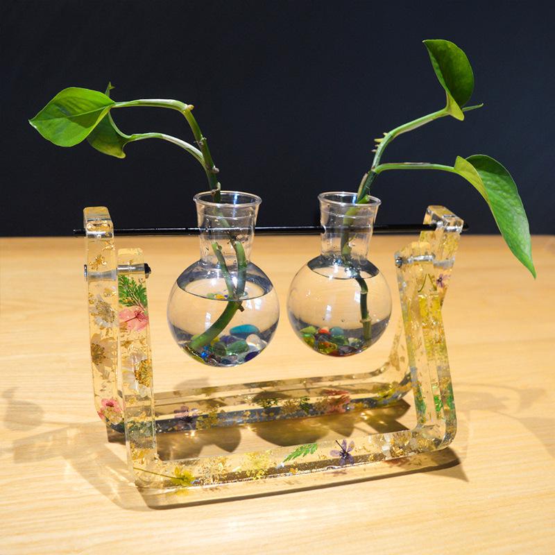 DIY Silicone Mold for Creative Hydroponic Plant Vase and Desktop Stand