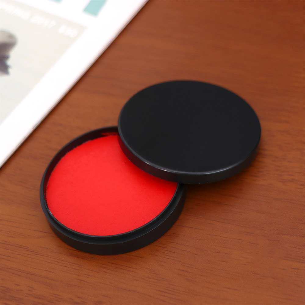 Clear Stamping Thumbprint Ink Pad Quick-drying Signing Inkpad Mini Fingerprint Ink Pad  Finance