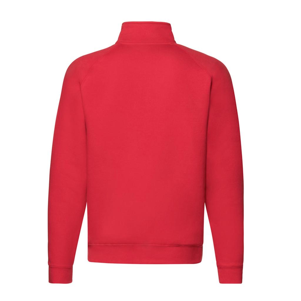 Fruit of the Loom Mens Premium Zip Neck Sweatshirt