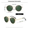 Latest Classic Vintage Sunglasses Men Round Vintage Retro UV400 Sun Eyeglasses High Quality Alloy Glasses Driving Fishing Sunglass