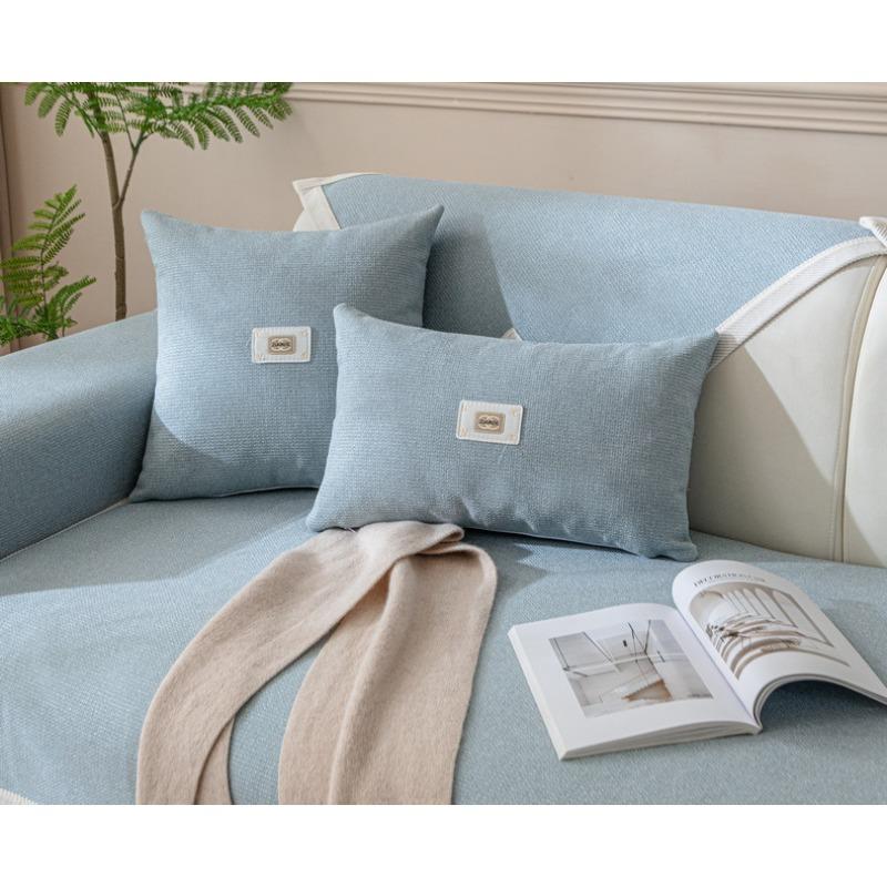 Chenille Cartoon Sofa Cushion, Universal Anti-slip Sofa Cover for All Seasons, New Seat Cushion and Back Cover